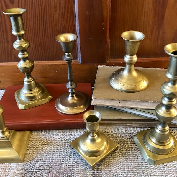 Gold Candle Holder Etsy