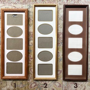 Multi Frame Picture Frame Multi Opening Frame Collage Frame Photo Frames Vintage Frame Wall Frames School Frames Decor 18x6 Frame 20x6 Frame
