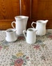 4 Creamer Vintage Creamer Set Creamer Coffee Bar Decor Antique Creamer with Handle Coffee Creamer Pitcher Set Creamers Set Gravy Pitcher Tea 