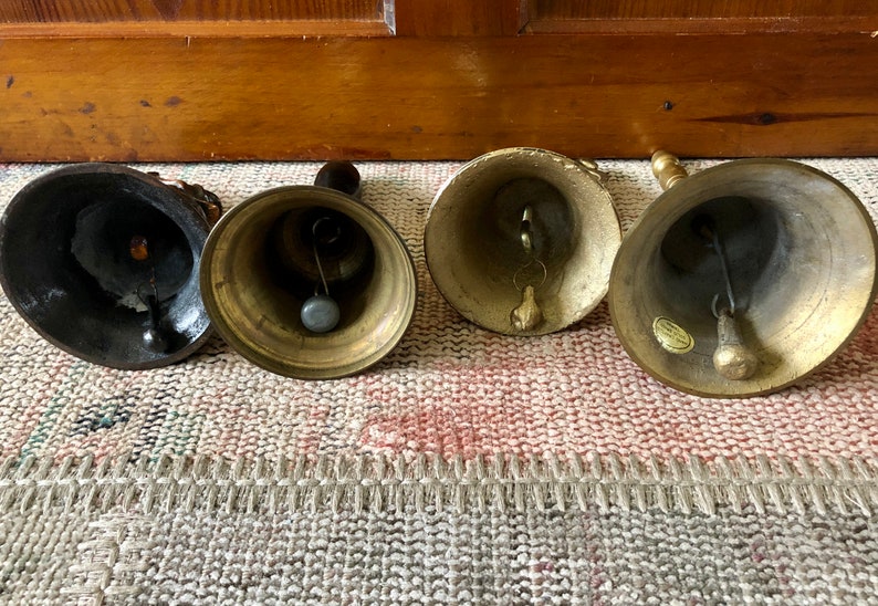 Vintage Bells Vintage Bell Antique Bell Hand Bell Collector Etsy