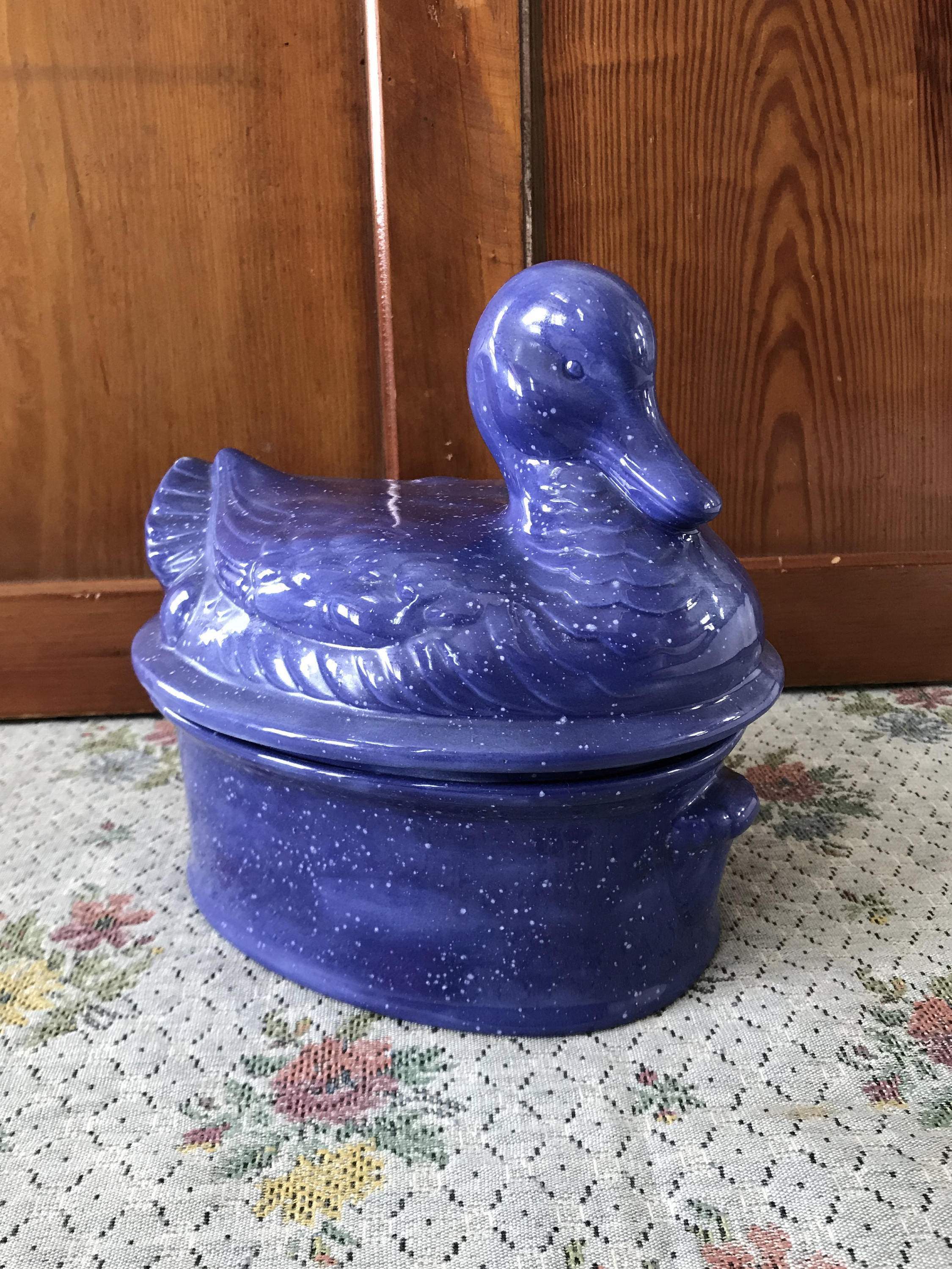 Duck Decor Duck Gifts Duck Lover Blue Kitchen Decor Blue Etsy