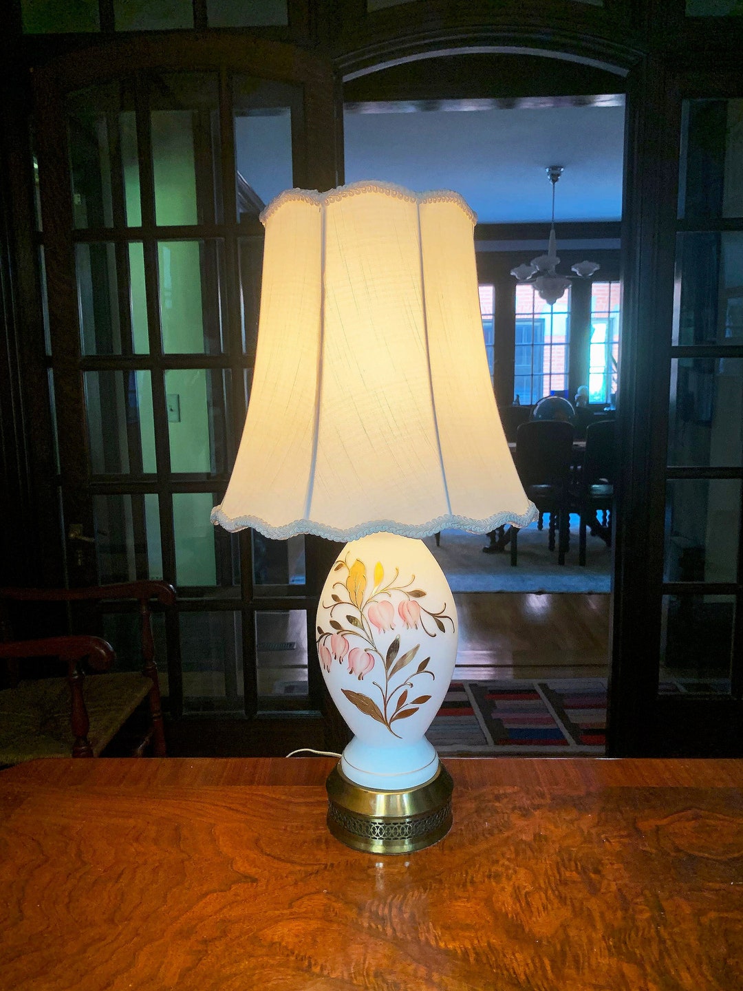Vintage Lamp Antique Lamp Table Lamp White Lamp for Bedroom Lamp ...