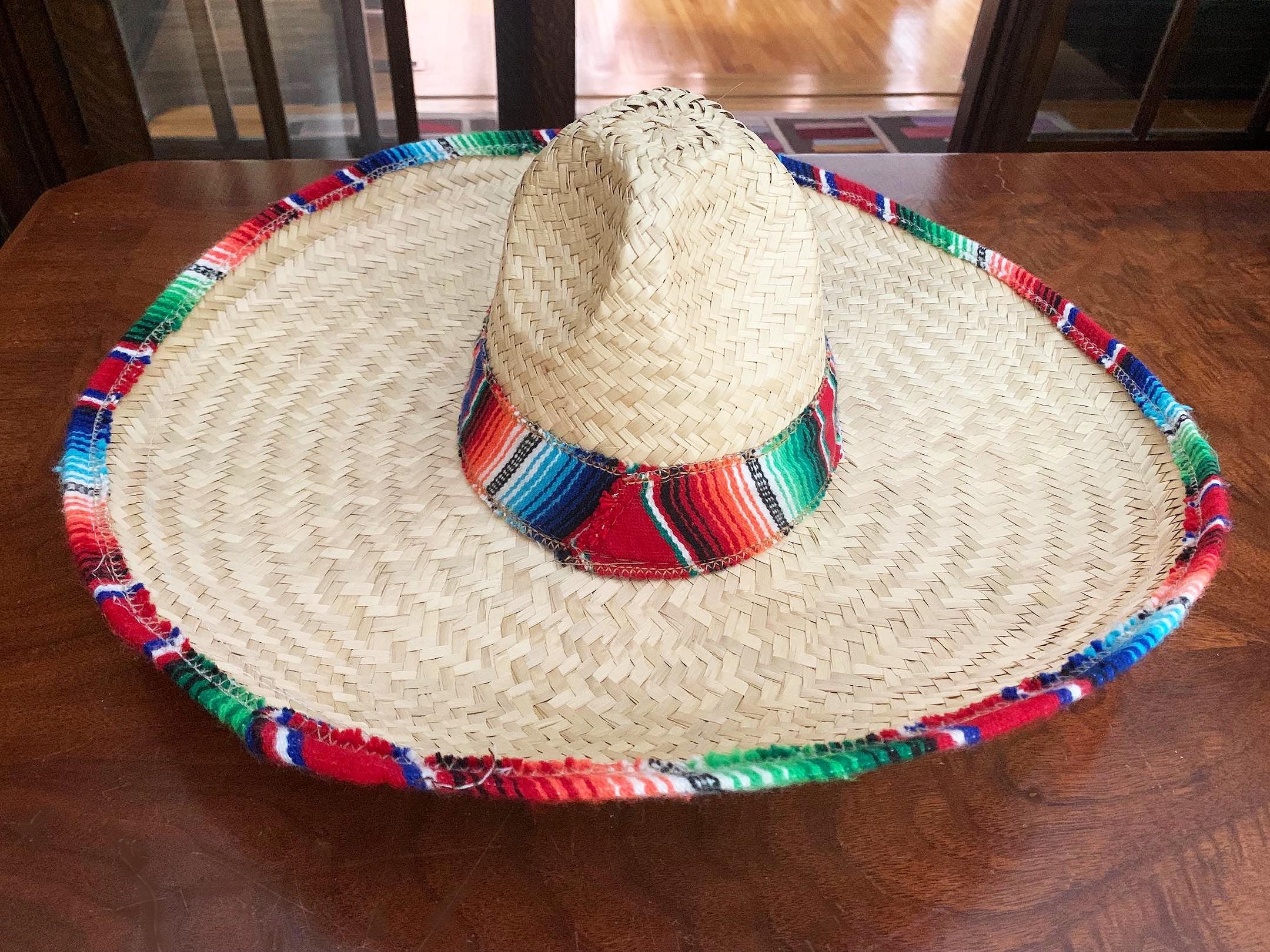 MEKOTRIN Lot De 6 Mini Chapeaux Mexicains Sombrero - Costume Fiesta Cinco De Mayo, Décoration Chien Chat, Fête Mexicaine