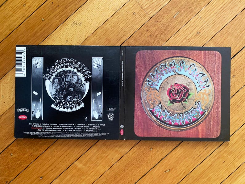 Grateful Dead Music CD's Compact Discs Jerry Garcia Music Gifts for Music Lover Gift Deadhead Phish Hoist CD American Beauty CD Vintage CDs Grateful Dead