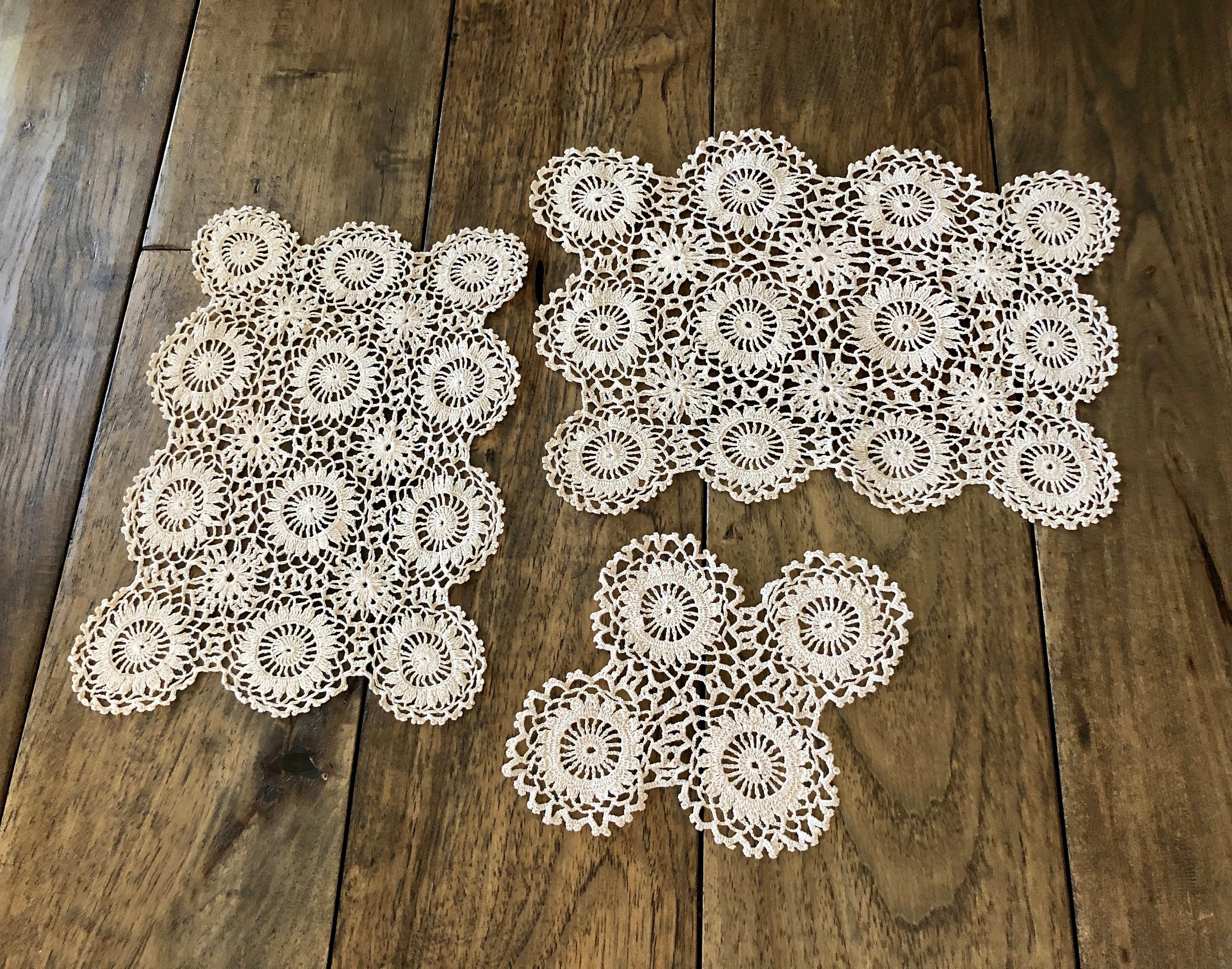 3 Vintage Doilies Vintage Doily Lot of Doilies for Sale Etsy