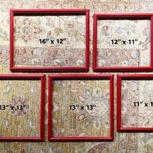 Red Frames Red Picture Frame Wood Frame Vintage Frame Wall Frame Art Frame Photo Frame Vintage Picture Frame for Art Frames Old Frames Red
