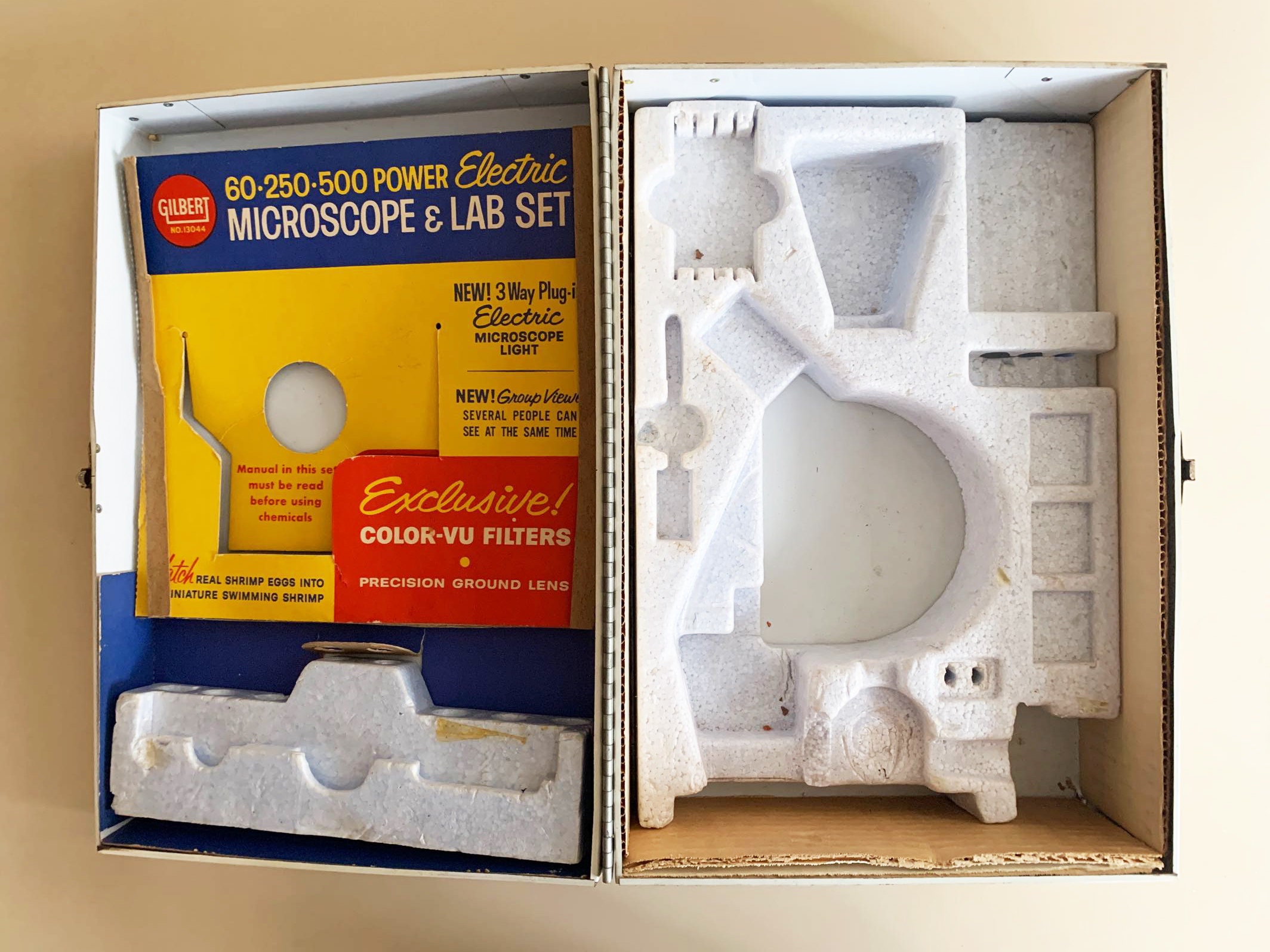 Vintage Science Kit Gilbert Microscope and Lab Set Science Toy Etsy