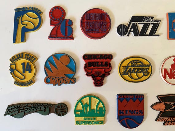 NBA Basketball Magnet Vintage Magnets NBA Gifts Basketball Gifts