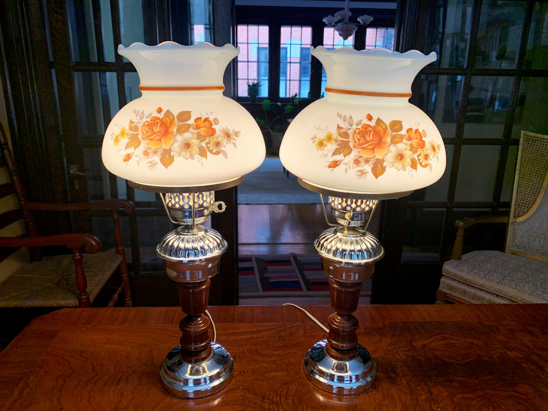 Antique Lamp Vintage Table Lamp Vintage Lamps Vintage Lighting Bedroom Lamp Desk Lamp Accent Lamps Vintage Lamp Antique Lamp Floral Lamps