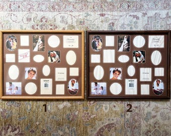 Marco de fotos multiframe Marco de fotos multiapertura Marcos de collage Marcos de pared Marco vintage Marco de madera Marco escolar Marco de pared de 20x16