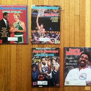 Sports Illustrated Cover Boston Celtics Sports Magazine Sports Gift for Sports Lover SI Magazine NBA Basketball Gift Philadelphia Sixers