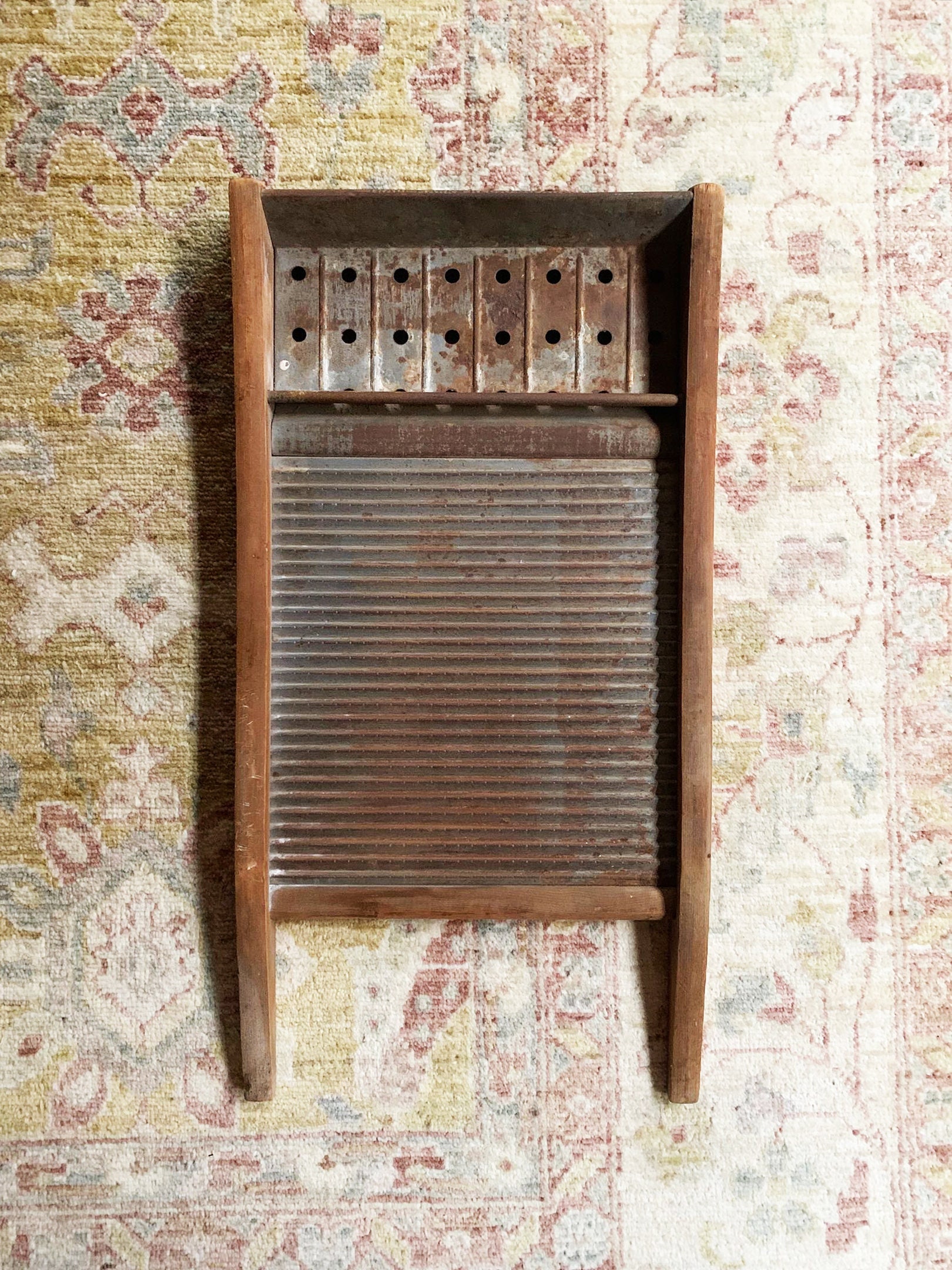 Vintage SMALL DURO WASHBOARD, 16 Inch Galvanized Washboard, Farmhouse  Country Decor, Laundry Decor Rustic Antique,bluegrass Instrument 