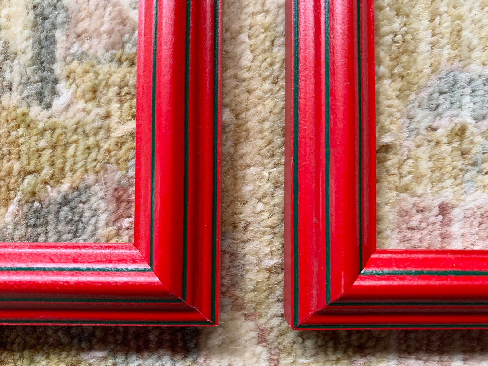 Vintage Frames for Wall Art Frames Red Frame Wall Frames for Etsy