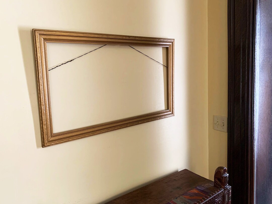 Vintage Frame Art Frame Gold Frame Wall Art Frames Gold Wood Frame Gold