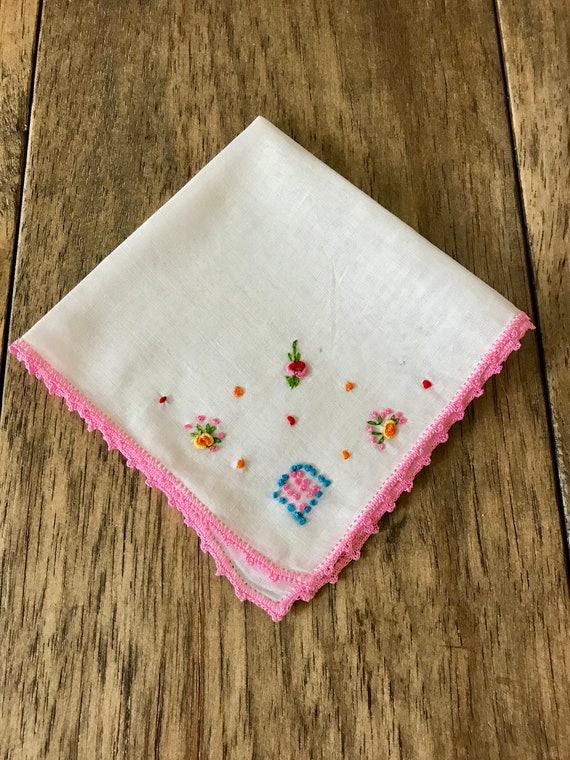 4 Handkerchief Women Handkerchief Wedding Hankerc… - image 2