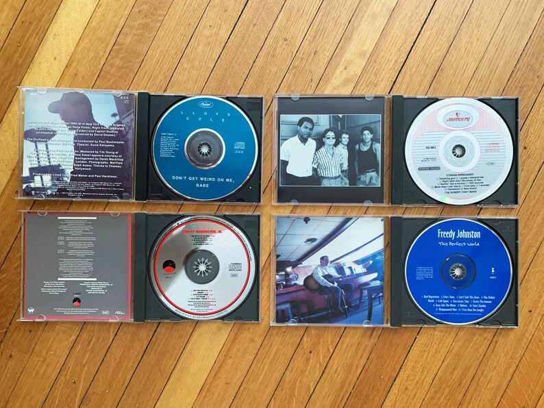 Music CD's Music Compact Discs CDs Grover Washington Jr. Lenny Kravitz Lloyd Cole Robert Cray Michael Penn Ké Freedy Johnston CD Music Gifts image 3