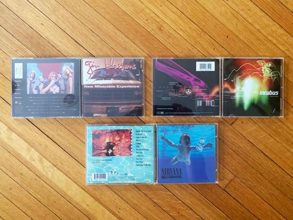 Cd's Music Cds Rock Bands Gin Blossoms Incubus Nirvana the