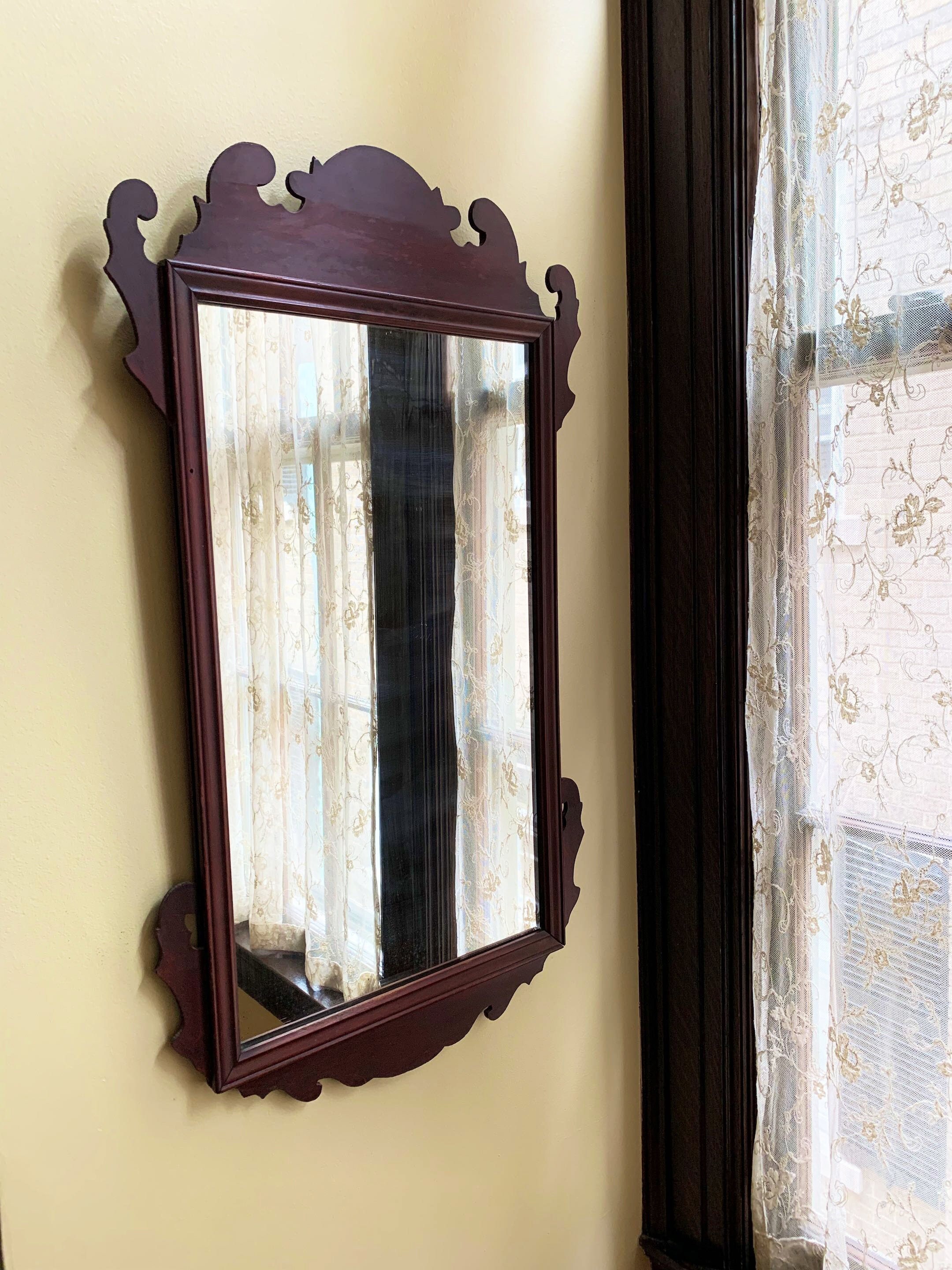 Vintage Mirror Wall Mirror Wood Mirror Vintage Wall Mirror - Etsy