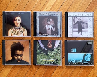 Music CDs Music CD Sade Rosanne Cash Tracy Chapman Juliana Hatfield Music Gifts Vintage Compact Discs Tory Amos Tracy Bonham Music CD's Old