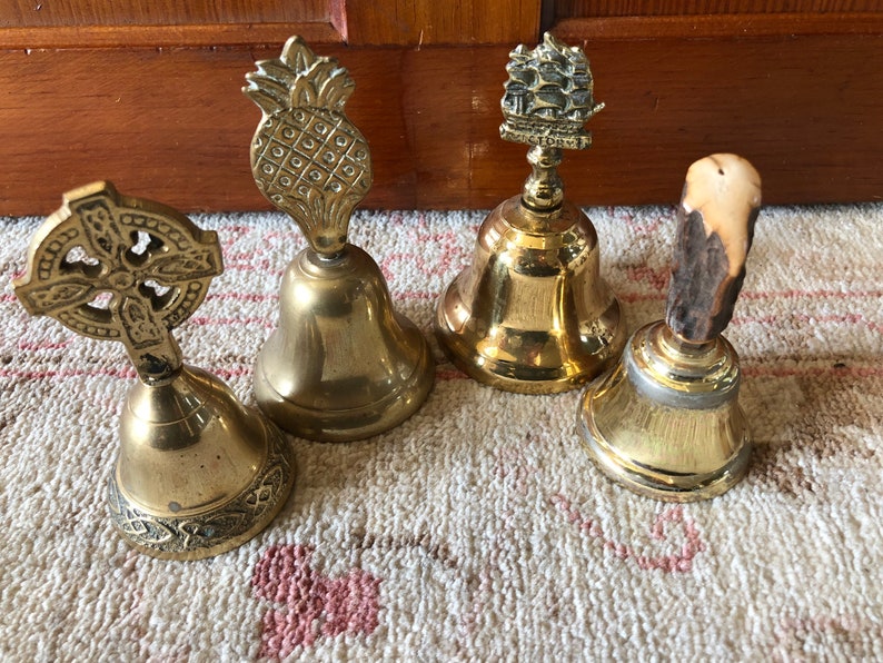 Vintage Bell Vintage Bells Antique Bell Hand Bell Collector Etsy