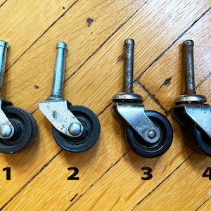 Vintage Caster Wheels Metal Caster Wheels for Furniture Wheels Industrial Wheels Antique Casters Bulk Casters Metal Casters Vintage Wheels