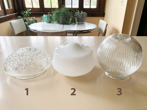 Glass ceiling lamp shade replacement deals