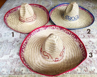 Sombrero Hats Mexican Hat Straw Sombrero Mexican Sombreros Mexican Clothing Cinco de Mayo Hat Mariachi Hat Straw Hat Costume Party Clothes