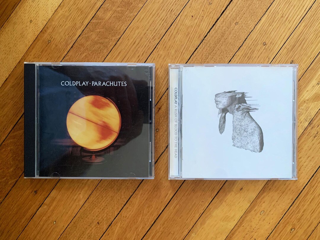 2 Coldplay Cd's Music CD Coldplay Parachutes Compact Disc Chris Martin ...