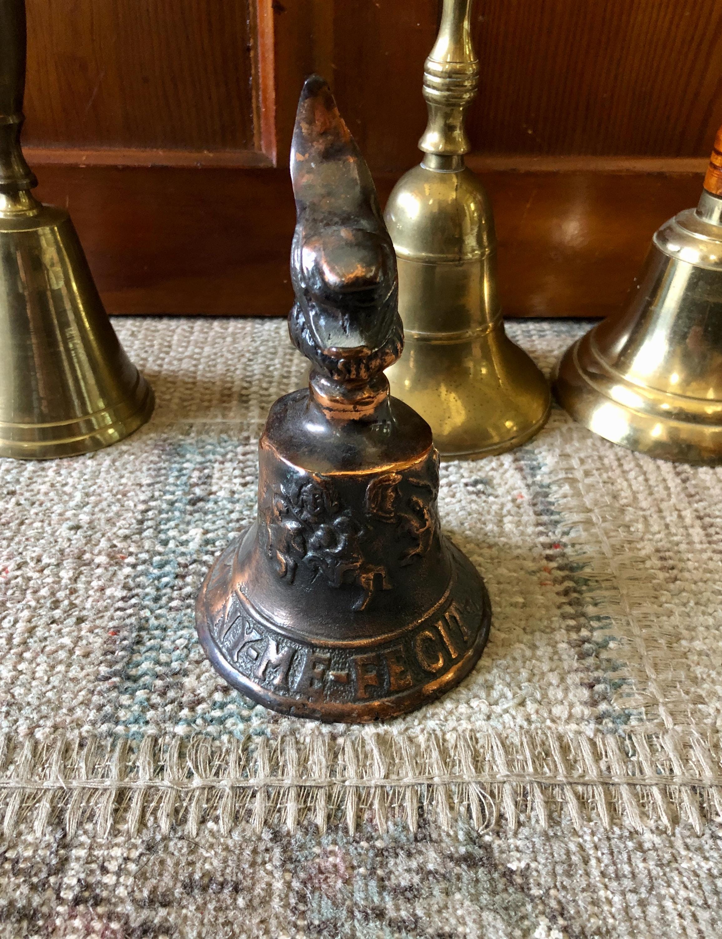 Vintage Bells Vintage Bell Antique Bell Hand Bell Collector