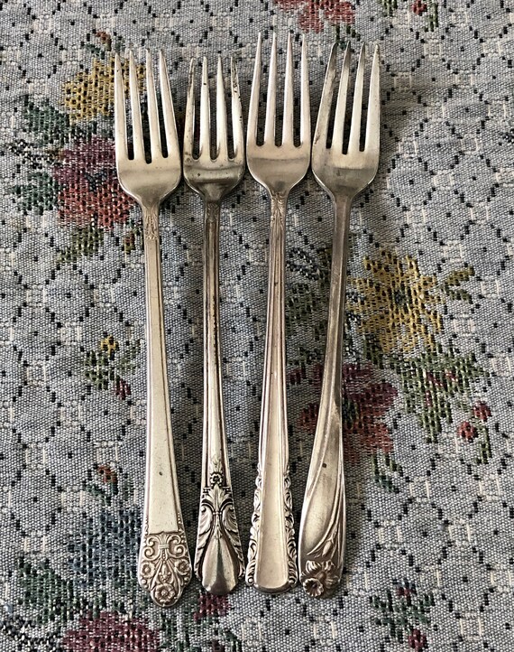 Vintage Fork Antique Fork Vintage Silverware Vintage Silver Fork