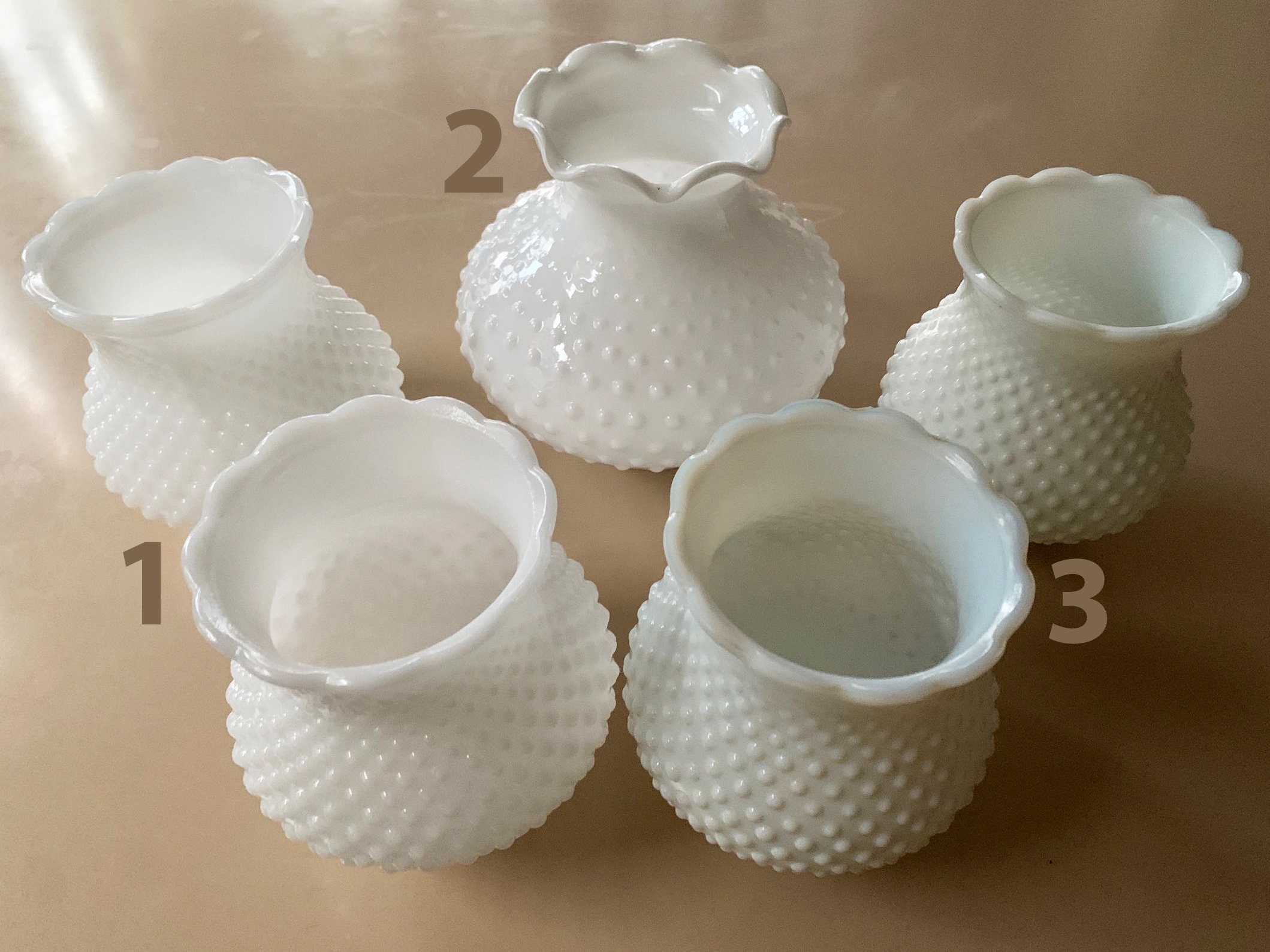 Hobnail milk glass lamp globe deals