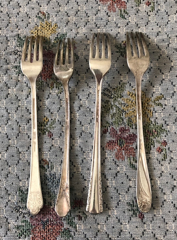 Vintage Fork Antique Fork Vintage Silverware Vintage Silver Fork