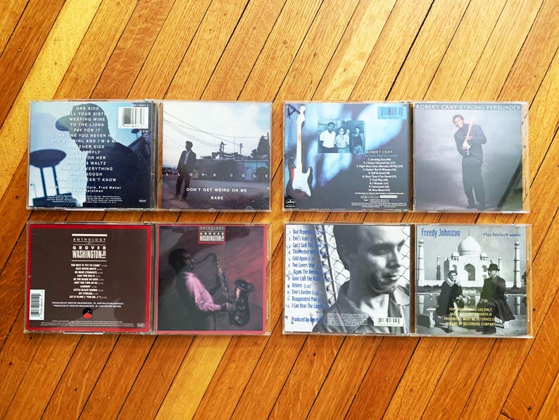 Music CD's Music Compact Discs CDs Grover Washington Jr. Lenny Kravitz Lloyd Cole Robert Cray Michael Penn Ké Freedy Johnston CD Music Gifts image 2