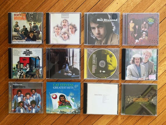 Vintage Cds Compact Disc Music Gifts Music Cds James Taylor the