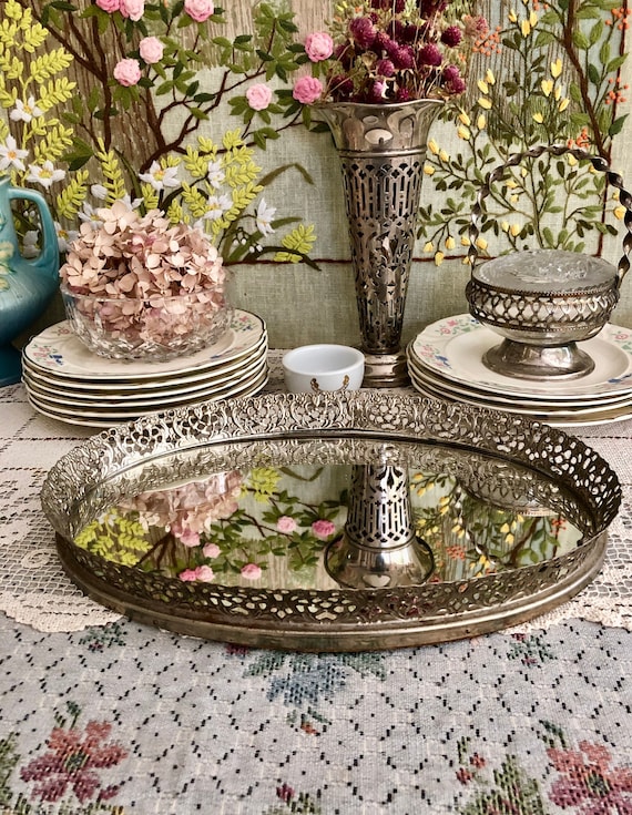 Vintage Floral Compact Cometic Mirrors Wholesale