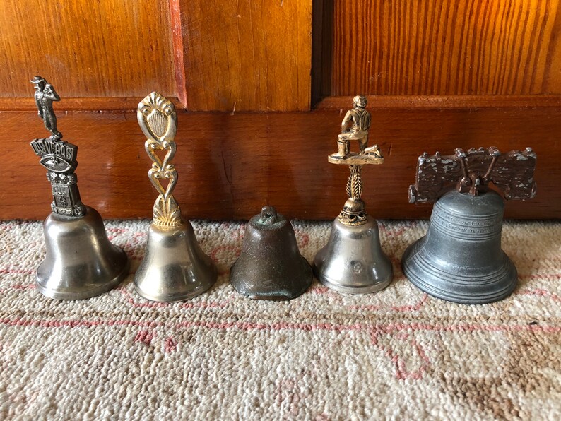 Vintage Bell Vintage Bells Antique Bell Hand Bell Collector Etsy