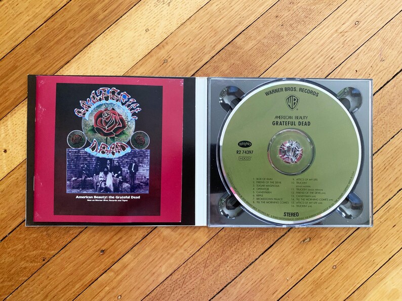 Grateful Dead Music CD's Compact Discs Jerry Garcia Music Gifts for Music Lover Gift Deadhead Phish Hoist CD American Beauty CD Vintage CDs image 3