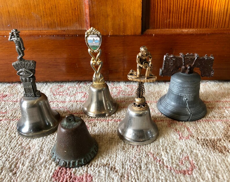 Vintage Bell Vintage Bells Antique Bell Hand Bell Collector Etsy