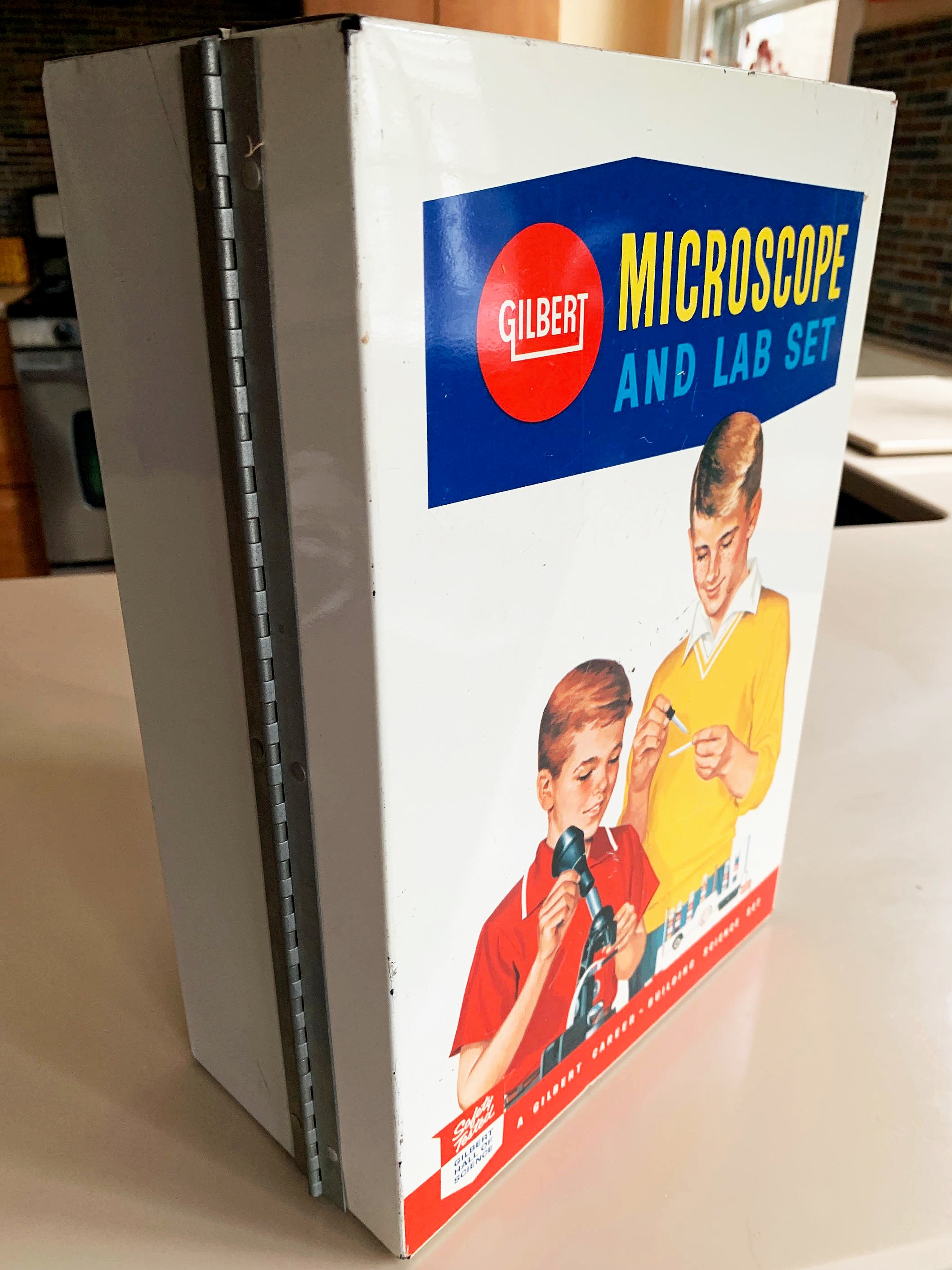 Vintage Science Kit Gilbert Microscope and Lab Set Science Toy Etsy