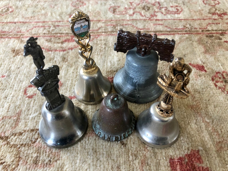 Vintage Bell Vintage Bells Antique Bell Hand Bell Collector Etsy