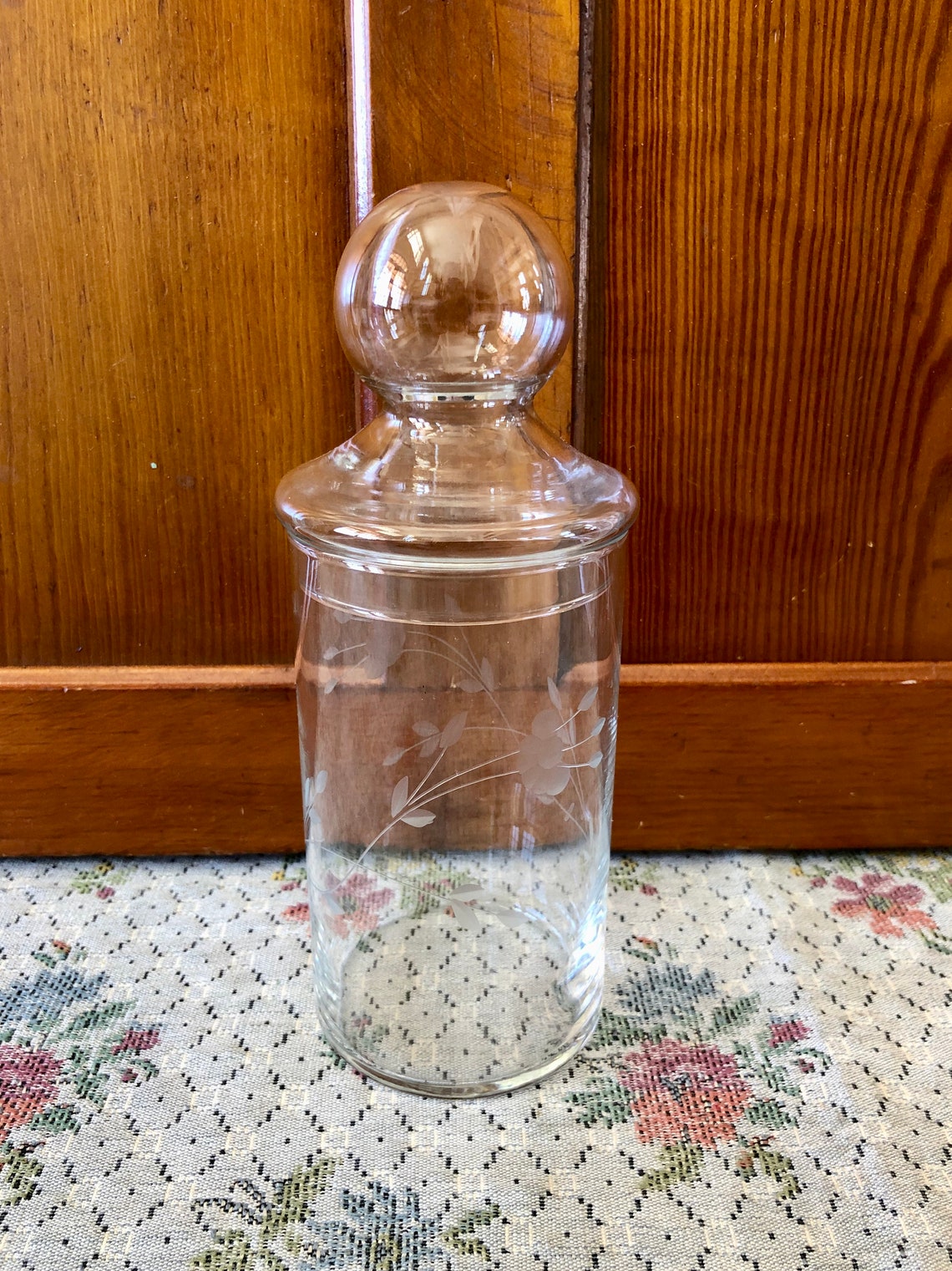 Glass Jar with Lid Glass Canister Apothecary Jar Lidded Jar Etsy