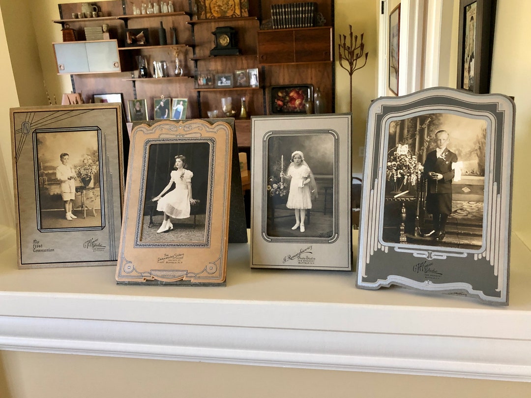 Picture Frame Antique Photos Vintage Photos Cardboard Frame Etsy