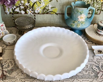 Milk Glass Plates Milk Glass Bowl Milk Glass Cake Plate White Dessert Platter Dessert Plate White Plate Milk Glass Platter Pie Plate Antique