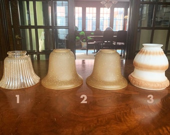 Glass Light Shade 2 1/4" Fitter Glass Sconce Shade Glass Globe Vintage Light Shade Cover Antique Light Globe Lamp Shade Vintage Lighting Old