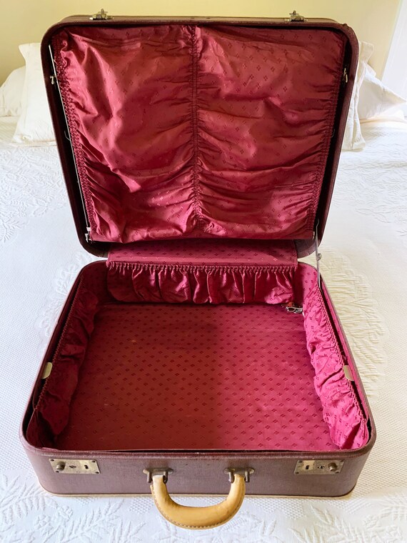 Vintage Suitcase Antique Suitcases Vintage Luggag… - image 5