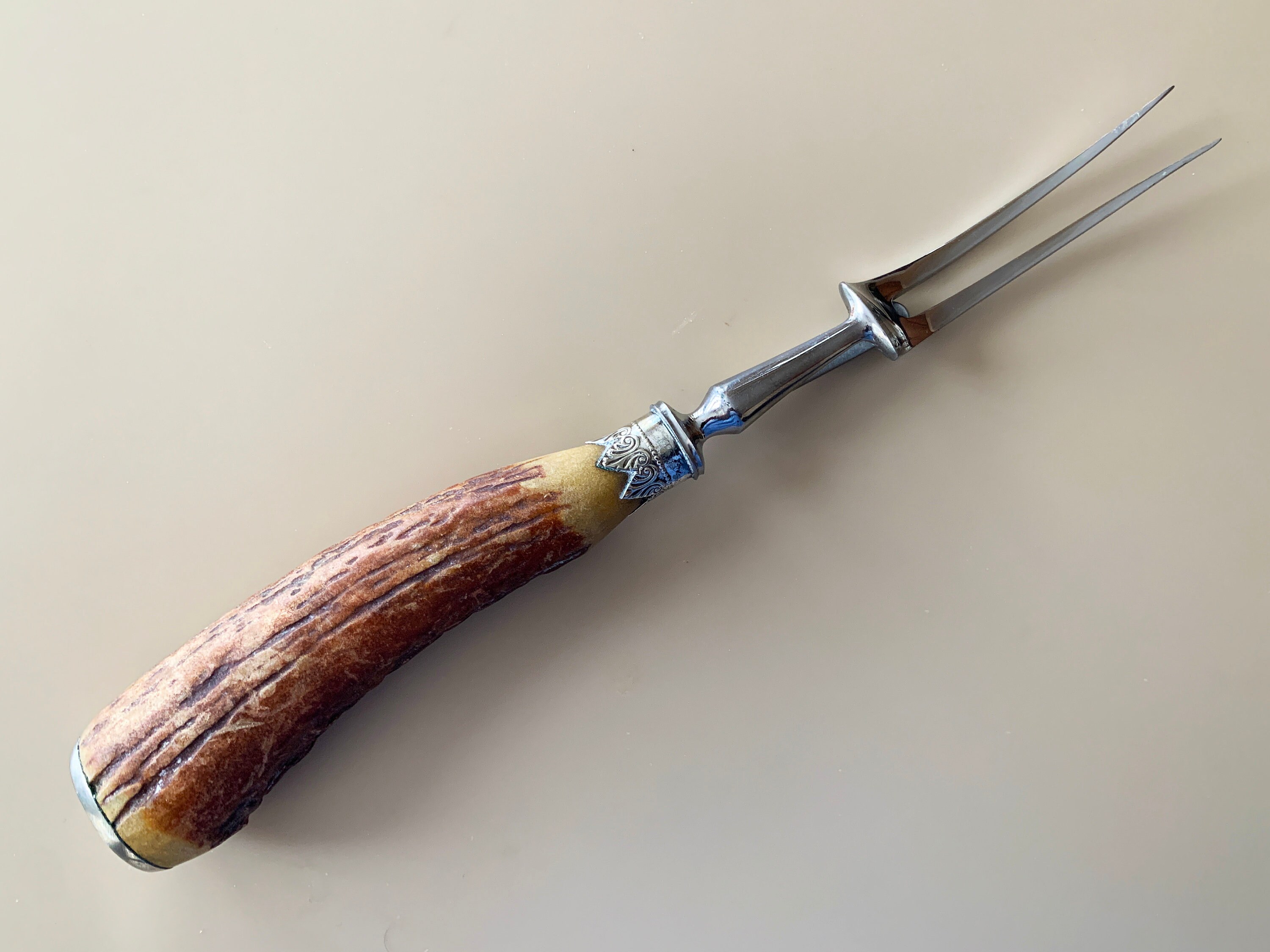 Vintage Carving Set Vintage Cutlery Set of Cutlery Stag Horn Etsy