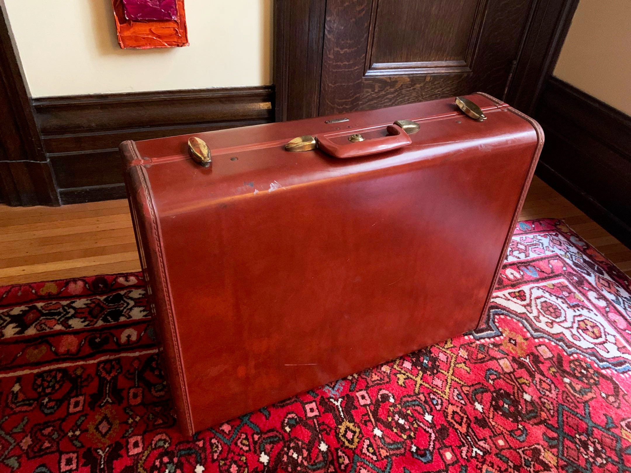 Vintage Suitcase Antique Suitcase Samsonite Suitcase Vintage 