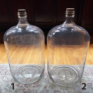 5 Gallon Glass Bottle Vase Glass Vase Water Cooler Bottle Water Bottle Water Jug Vintage Bottles Wedding Decor Large Glass Jug Carboy Bottle