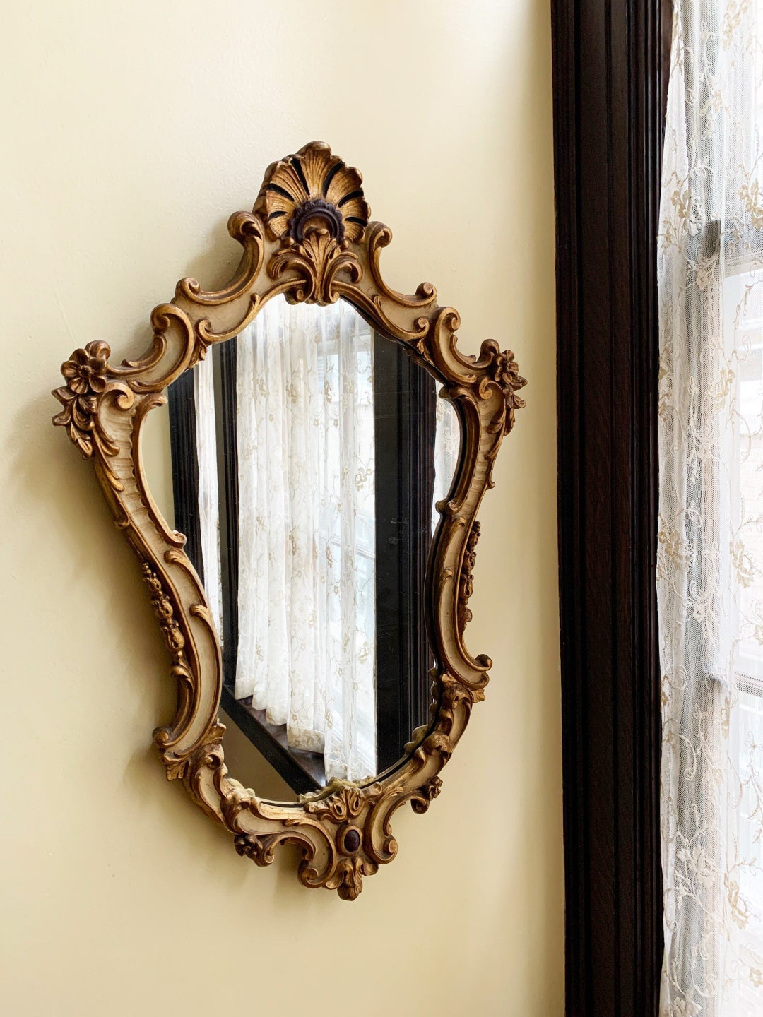 Vintage Mirror Large Mirror Wall Decor Mirror for Wall Mirror Gold ...