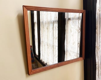 Wood Mirror Wall Mirror Vintage Mirror Wood Wall Mirror Hallway Mirror Bedroom Mirrors Old Mirrors Rustic Mirror Antique Mirror 24x20 Mirror